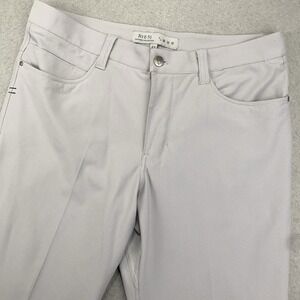 RYE 51 Voyager Pant Mens 33x28 Golf Techknit Stretch Knit Athleisure Gray Light